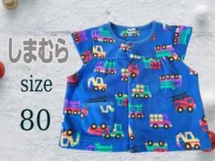 19.しまむら車柄 ベビーSLEEPERナイトウエアパジャマ 80