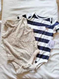 GAPロンパース2点セット 60　70　春　夏　ベビー