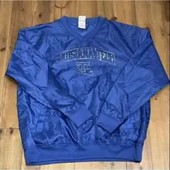 RED OAK ナイロン プルオーバー カレッジ 青 L ナイロンジャケット