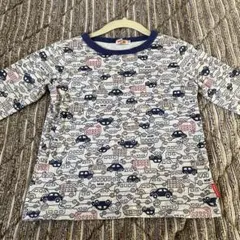 【美品】MIKIHOUSE 長袖トップス ロンT 車総柄 男の子 110cm