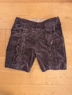 Bebe ブラウン コーデュロイ 半ズボン 100