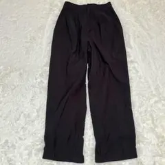M403【フリーズマート】ストレートパンツ 裾ベルト シンプル ウエストタックのサムネイル