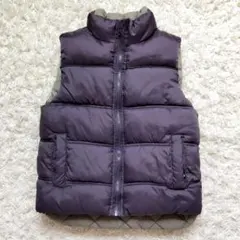 ZARA kids リバーシブル ダウンベスト 紫 ザラキッズ 122cm s