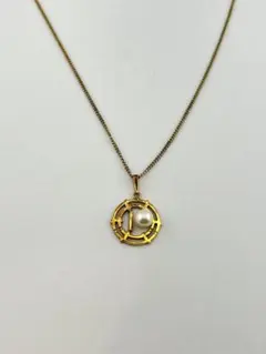 MIKIMOTO シルバー SIL 金メッキ パール調 ネックレス ヴィンテージ 