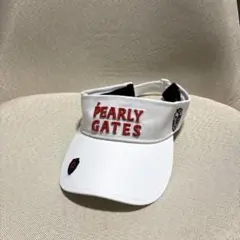 パーリーゲイツ　ゴルフ　白バイザー