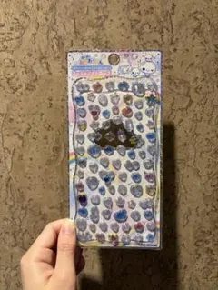 新品未開封　正規品　ストーンつきジュエルプチドロップシール ぷくぷくあわわちゃん