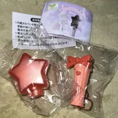 アイドルペンライト　プリンセススター　レッド①　ガチャ　カプセルトイ