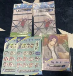 ブルーロック　一番くじ　御影玲王　アクリルスタンド　アクスタ　ステッカー　セット