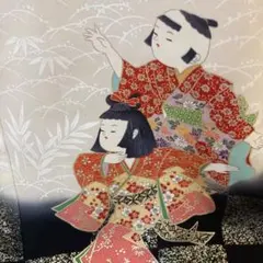 女の子】。着物2セット 着物 帯 嘘つき襦袢？付き 金彩入り 7〜13歳