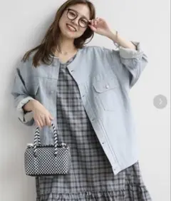 ジャーナルスタンダードレリューム　ノーカラージャケット