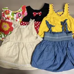 キャミソール　タンクトップ　5枚セット　70 80 プティマイン　他　値下げ