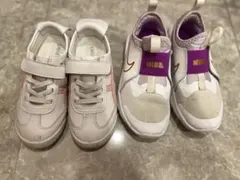 ナイキNIKEキッズスニーカー2足セットホワイト
