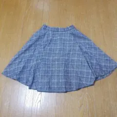 アーバンリサーチドアーズ　子供用チェックフレアスカート　120㎝