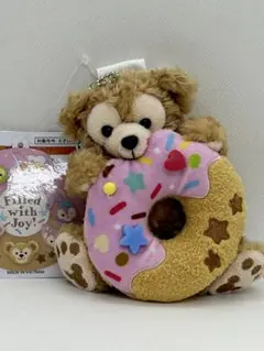 ダッフィー ドーナツぬいぐるみバッジ