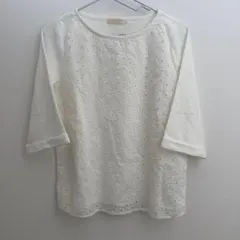 chocol raffine robe 春夏 オフホワイト 七分袖 レースのサムネイル