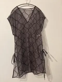 AMERI vintageノースリーブ チュニック ブラウン