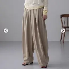 LOWRYS FARM イージーワイドコクーンパンツ