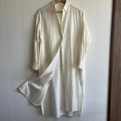 AMERICAN HOLIC 長袖シャツワンピース Mサイズ アイボリー