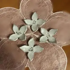 花型陶器箸置き