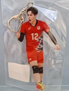 12高橋藍選手④2024男子日本代表アクリルイラストキーホルダー - メルカリ