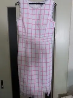 JEWELS チェック柄タイトドレス サイズL