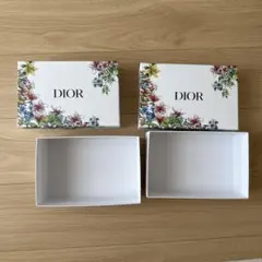 Dior 花柄ギフト箱 2個セット　単品購入可