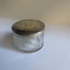 アンティーク　1906年ガラスボックス　小物入れ　ジュエリーボックス