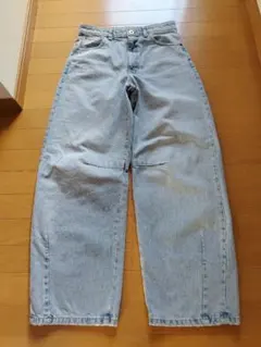 ZARA ワイドレッグバルーンデニム