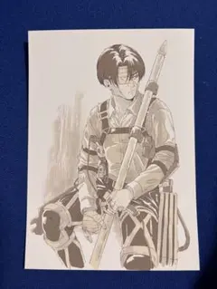 進撃の巨人 リヴァイ ポストカード