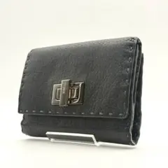 希少✨フェンディ セレリア 折り財布 ピーカブー 二つ折り グレー