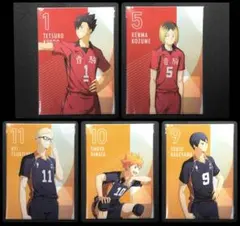 ハイキュー アニメイトフェア クリアファイル 5枚セット