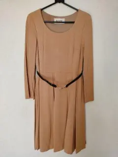 (美品)ROPÉ ロペ 上品 ひざ丈ワンピース 入学式 卒業式 発表会など