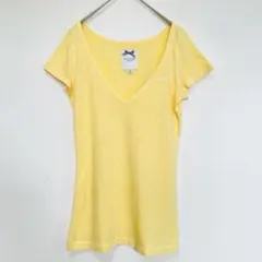 GILLY HICKS ギリーヒックス Vネック 半袖Tシャツ イエローのサムネイル