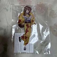 極楽湯コラボ　アクリルスタンド　戌神ころね　浴衣