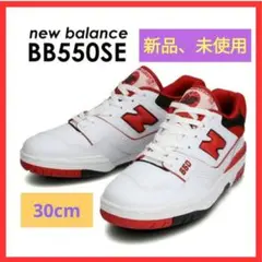 New Balance BB550SE1 ホワイト/レッド30cm 大きいサイズ