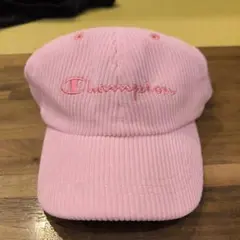 Champion コーデュロイキャップ ピンク 53-55cm