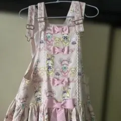 もこもこTOYSサロペット　ピンクのサムネイル