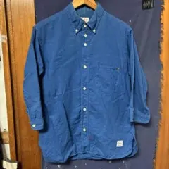 Anachronorm ボタンダウンシャツ 青