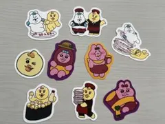 スシロー可哀想コラボステッカーセット 9枚　おぱんちゃうさぎ　ンポちゃむ