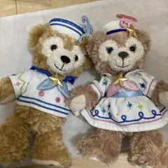 ダッフィー & シェリーメイ ポージープラッシー2体セット