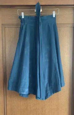 #OLIVE des OLIVE ロングスカート フレア リボンベルト付き F