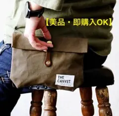 【美品・即購入OK】THE CANVET ボディバッグ・ウエストポーチ カーキ
