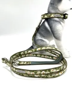 犬用首輪とリードセット ハンドメイド