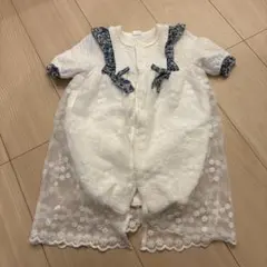 セレモニースーツ ホワイト フラワーレース