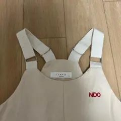 LINDO ベージュ オーバーオール