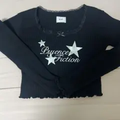 W.W.G ブラック ニットトップスのサムネイル