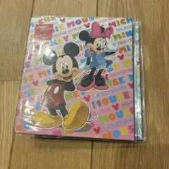 ディズニー ミニプロフィール帳 6穴バインダー 平成レトロ懐かし文具