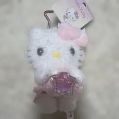 ハローキティ ぬいぐるみ 星型飾り付き