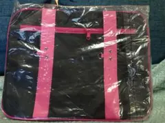 新品 スクールバッグ 黒×ピンク 可愛い 通学 高校生 大容量 人気