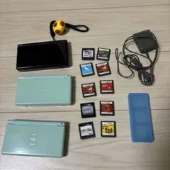 ニンテンドーDS Lite ブラック・ミントグリーン ゲームソフト付き